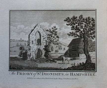 Alex Hogg - Priory of St Dionisius, Hampshire 1786