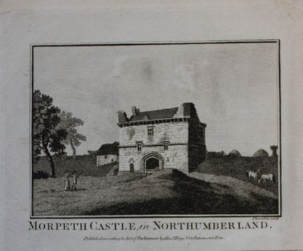 Alex Hogg - Morpeth Castle, Northumberland 1786.

