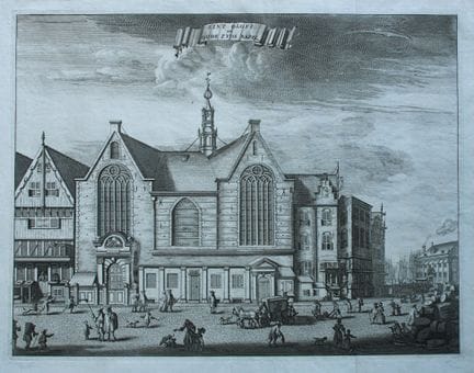 C. Commelin - Gravure de la chapelle Saint-Olof, A
