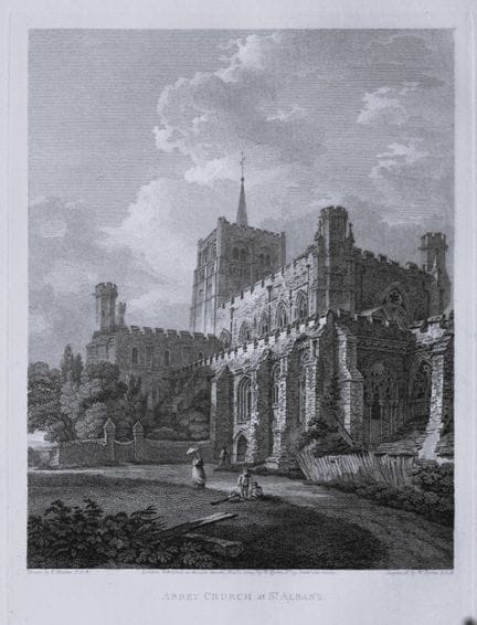 Thomas Hearne - Abadía de St Alban, Hertfordshire,