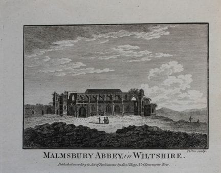 Alex Hogg - Malmsbury Abbey, Wiltshire 1786.

This