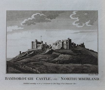 Alex Hogg – Bamborough Castle, Northumberland 1786