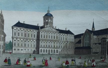 Vue d'Optique - Palais Royal d'Amsterdam, 1765.

C