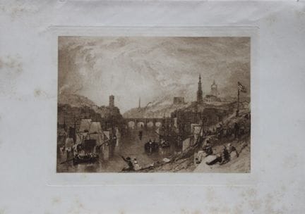 „Newcastle-on-Tyne“ von J. M. W. Turner, gestochen