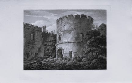 Thomas Hearne - Castillo de Ludlow, vista interior