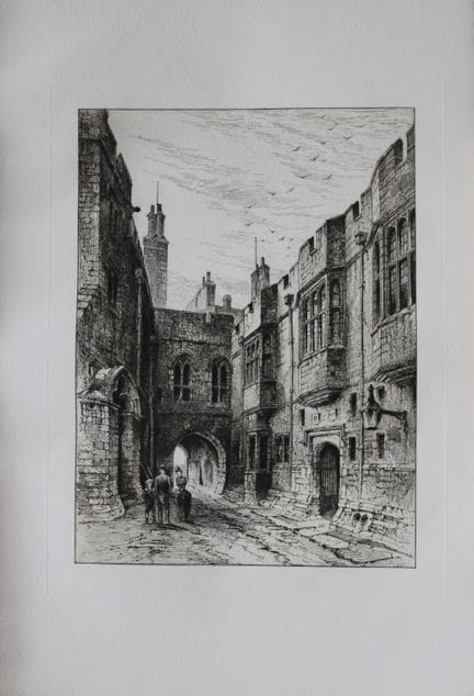 Norman Gateway, Windsor Castle von Herbert Railton