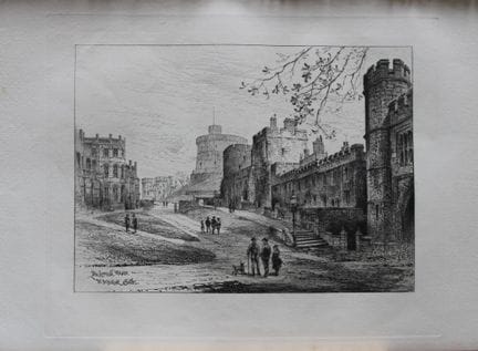 Der untere Teil von Windsor Castle von Herbert Rai