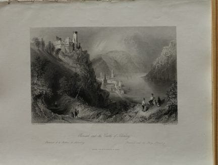 WH Bartlett – Schloss Schönberg, gestochen von A. 