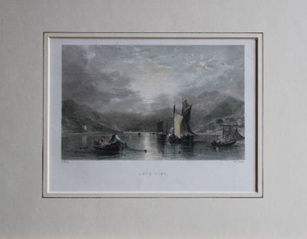 Thomas Allom – Loch Fine, gestochen von R. Wallis,