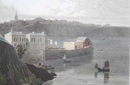 W. Daniell - Tenby, Pembrokeshire, vers 1820.

Cet
