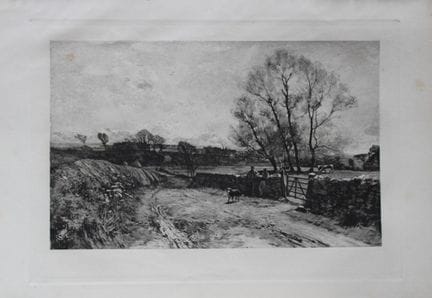 Schottische Landschaft mit Figuren von Thomas Scot