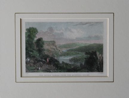 Thomas Allom – Der Fluss Tamar, gestochen von J. C