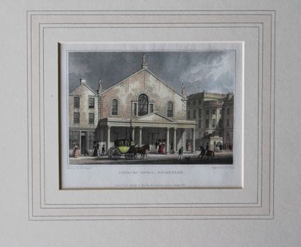 Thomas Shepherd - Theatre Royal, Edinburgh engrave
