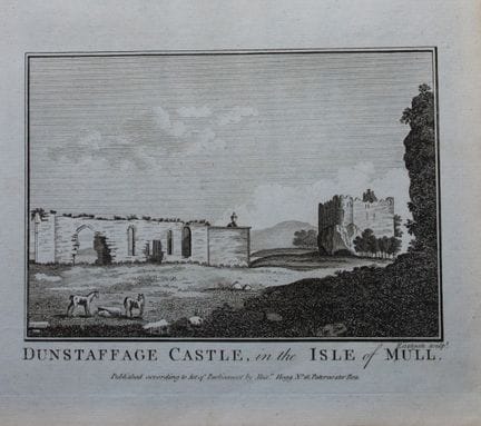 Alex Hogg - Dunstaffage Castle, Isle of Mull 1786.