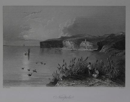 WH Bartlett - Lithographie de Nicopolis, Grèce, 18