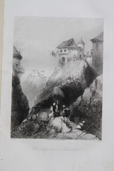 J. Salmon – Andrinople, gravure de J. C. Bentley, 