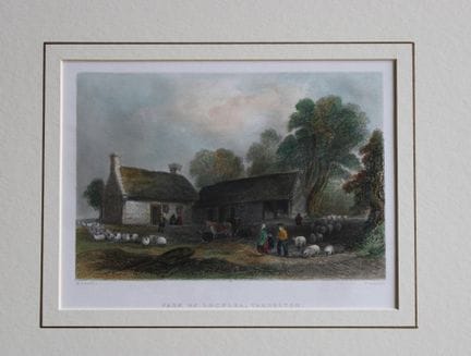W. H. Bartlett – Farm von Lochlea, Tarbolton, gest
