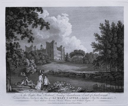 Thomas Hearne - Castillo de Lumley, Durham, 1786.

