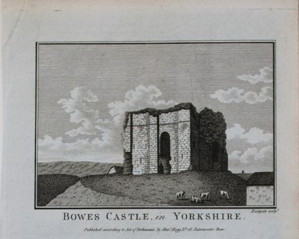 Alex Hogg - Bowes Castle, Yorkshire 1786.

This co