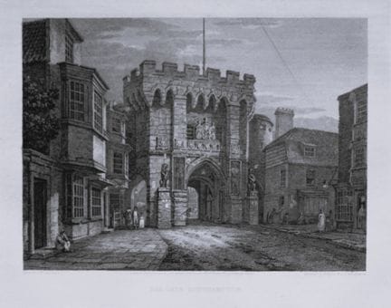 Thomas Hearne - Puerta de la alambrada, Southampto