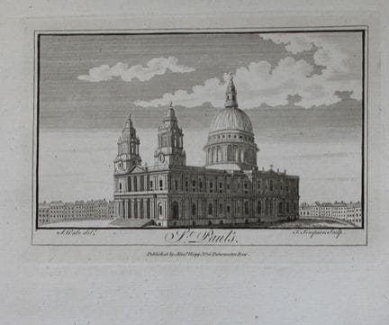 Alex Hogg - St Paul's Cathedral, London 1786.

Thi
