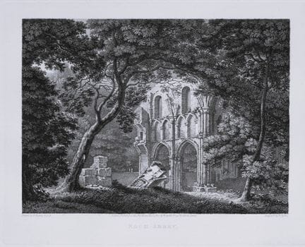 Thomas Hearne - Abadía de Roch, Yorkshire, 1786.

