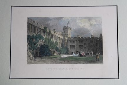 Thomas Allom – Haworth Castle, Cumberland, gestoch