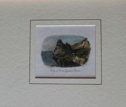 G. Townsend - «Valley of Rocks, Lynton», grabado p