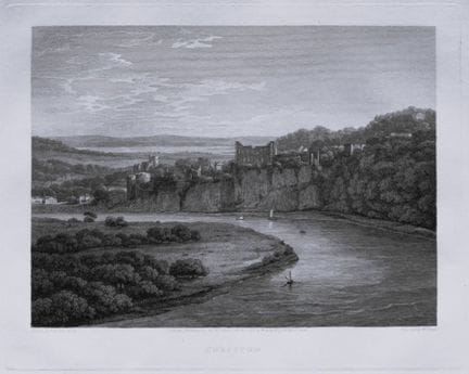 Thomas Hearne - Castillo de Chepstow, Monmouthshir