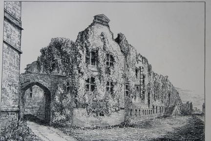 Bemrose - Ruines de Bolsover, Derbyshire, 1868.

C