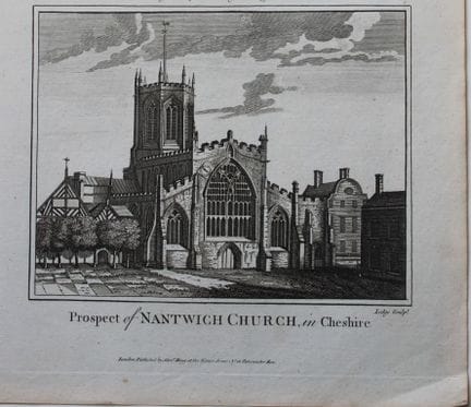 Alex Hogg - Nantwich Church, Cheshire 1786.

This 