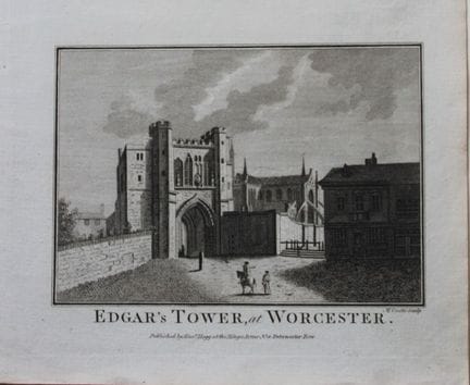 Alex Hogg - Edgar's Tower, Worcester 1786.

This c