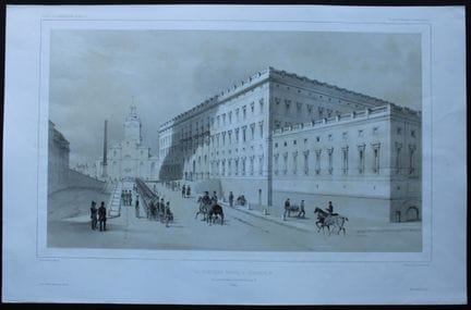 Dauzats - Château royal de Stockholm, 1842.

Cette