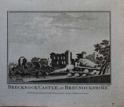 Alex Hogg - Brecknock Castle, Brecknockshire 1786.