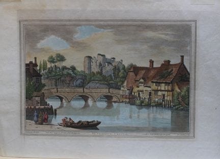 J. Farington RA – Aquatinta-Stich von Tunbridge Ca