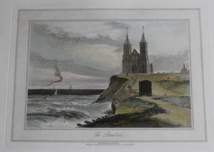 W. Daniell - Les Reculvers, vers 1820.

Cette grav
