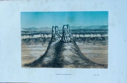 Abbé E. Domenech - Columbia Falls et les tours de 