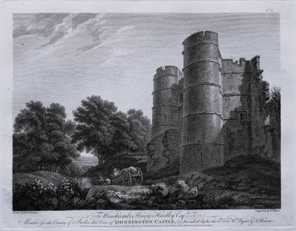 Thomas Hearne - Castillo de Donnington, Berkshire,