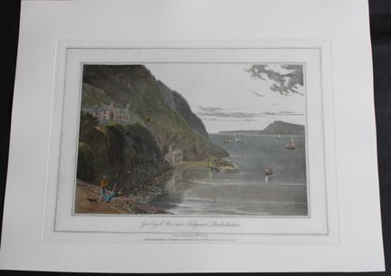 W. Daniell - Muelle de Goodwych, Fishguard, hacia 