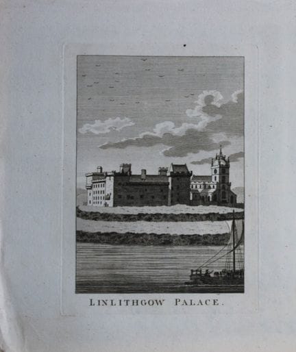 Alex Hogg - Linlithgow Palace, Scotland 1786.

Thi