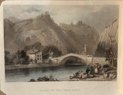 WH Bartlett – Cluse an der Arve-Savoyen, gestochen