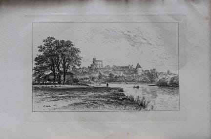 Windsor Castle von Edward Hall, 1884.

Dieser Druc