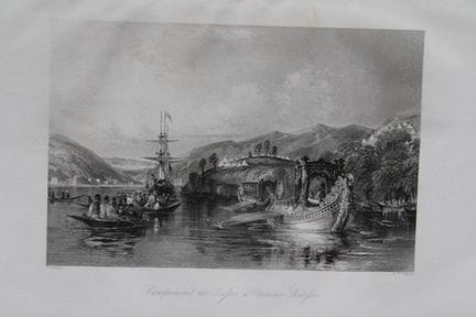 T. Allom - Unkiar-Skelessi, gravure de F. W. Topha