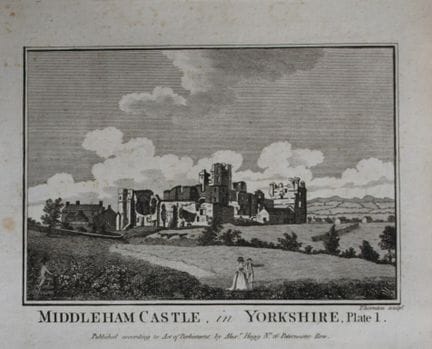 Alex Hogg - Château de Middleham, Yorkshire, 1786.