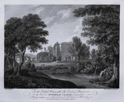 Thomas Hearne - Castillo de Rothesay, isla de Bute