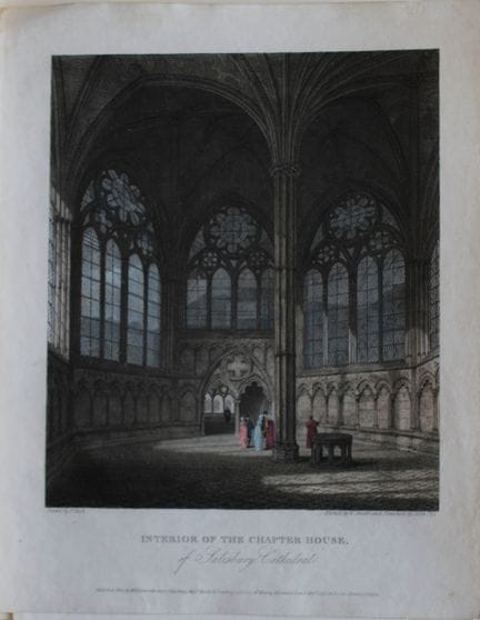 F. Nash - Interior de la sala capitular de la cate