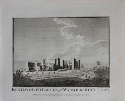 Alex Hogg - Kenilworth Castle, Warwickshire 1786.
