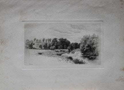 „Stratford, The Avon“ vom Künstler E. Law, 1885.

