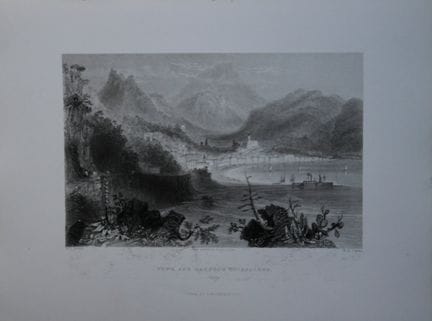 Rev Wright - Ville et port de Salerne, 1839.

Cett