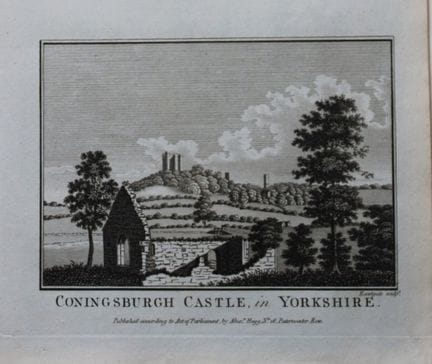 Alex Hogg - Coningsburgh Castle, Yorkshire 1786.

